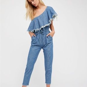 Blank NYC Making Waves Denim Jumpsuit